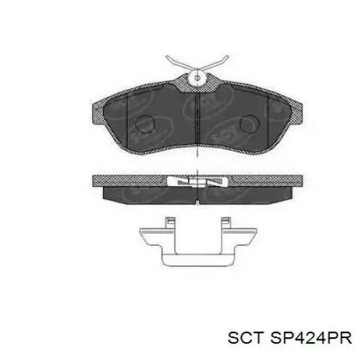 Передние тормозные колодки SP424PR SCT