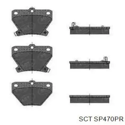 Задние тормозные колодки SP470PR SCT