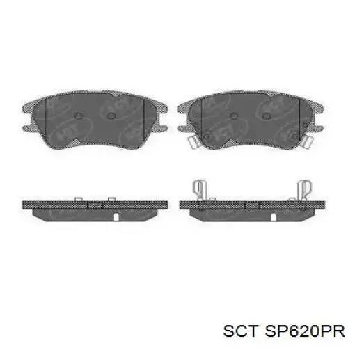 Передние тормозные колодки SP620PR SCT