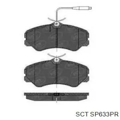 Передние тормозные колодки SP633PR SCT