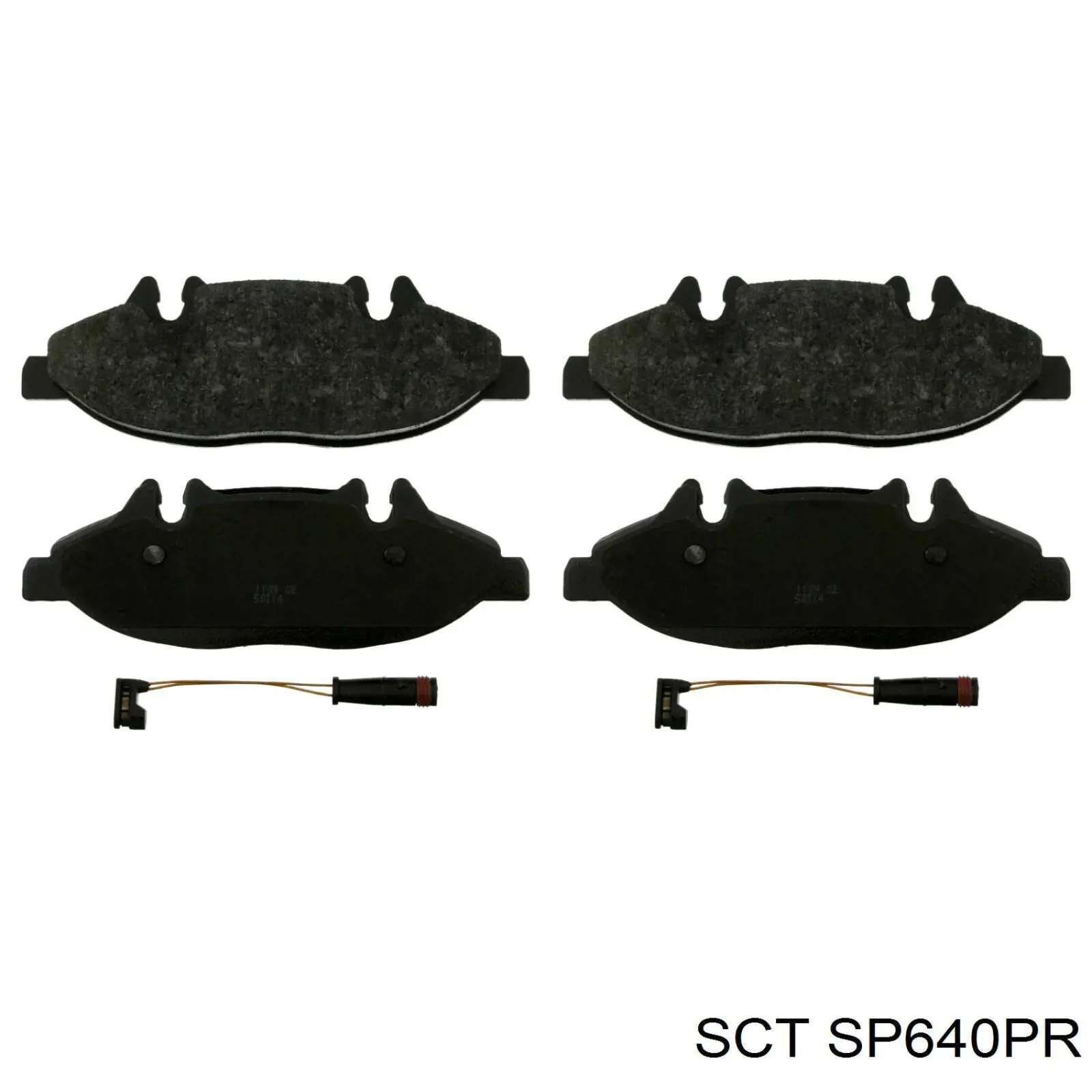 Купить SP640PR SCT Колодки тормозные