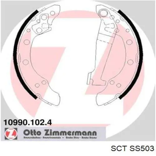 Тормоза рабочие задние ножные и тормозные барабаны SCT SS503 цена, от 18.94 USD