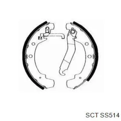 SS514 SCT задние барабанные колодки