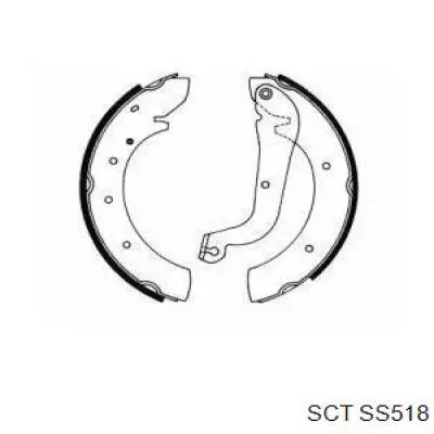 Задние барабанные колодки SS518 SCT