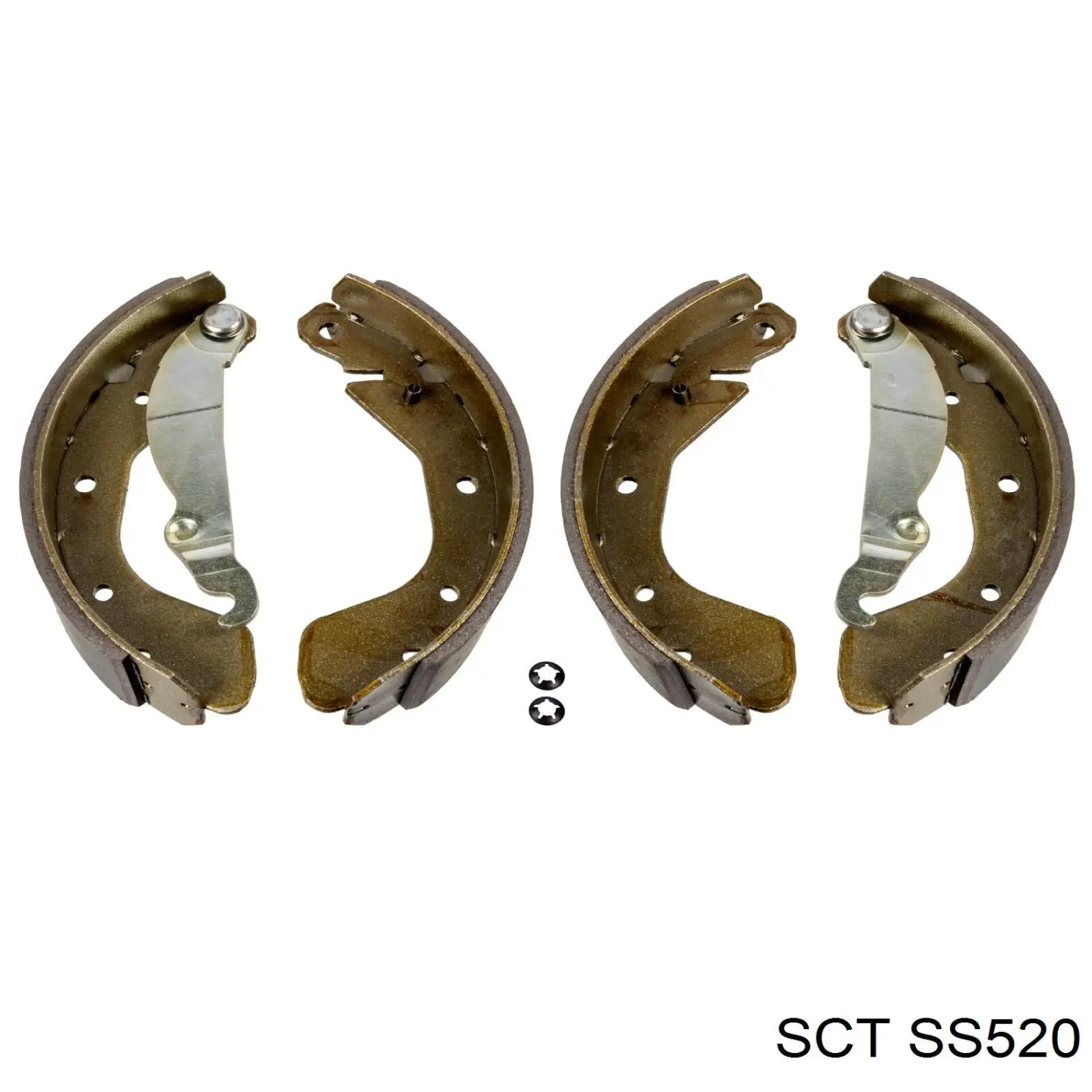 SS520 SCT Барабанные тормозные колодки