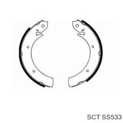 SS533 SCT колодки тормозные задние барабанные