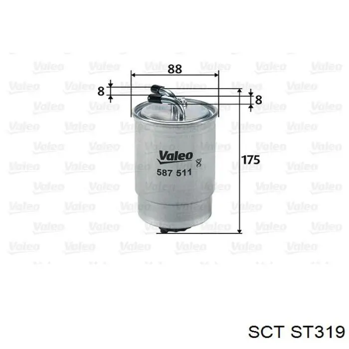Топливный фильтр ST319 SCT