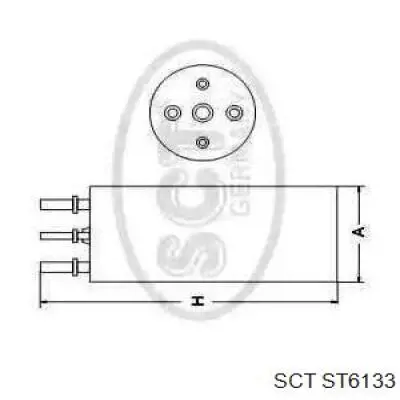 Топливный фильтр ST6133 SCT