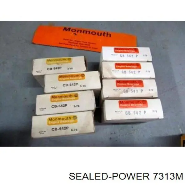 7313M Sealed Power вкладыши коленвала коренные, комплект, стандарт (std)