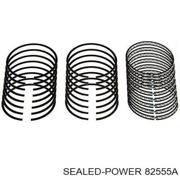 Вкладыши коленвала шатунные, комплект, стандарт (STD) Sealed Power 82555A