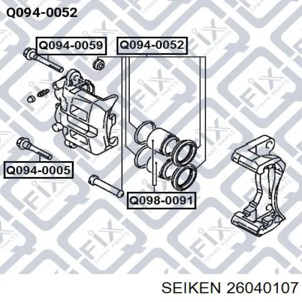 Ремкомплект переднего суппорта RK66840 Goodrem