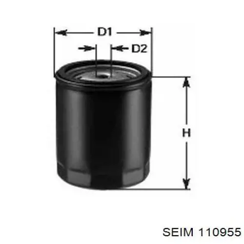 Форсунка омывателя фары передней правой 110955 Seim