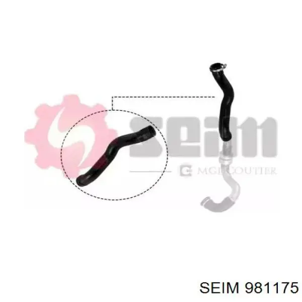 981175 Seim mangueira (cano derivado inferior esquerda de intercooler)