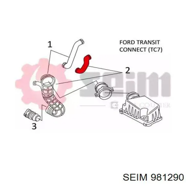 Патрубок расходомера воздуха FS81505 DP Group