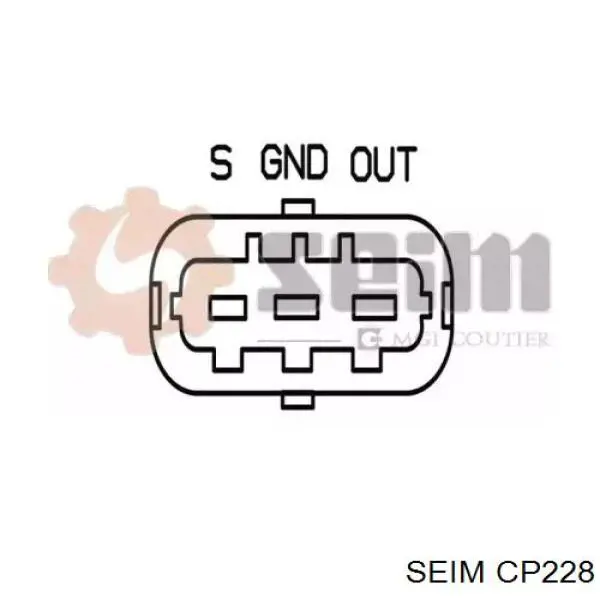 Датчик коленвала CP228 Seim