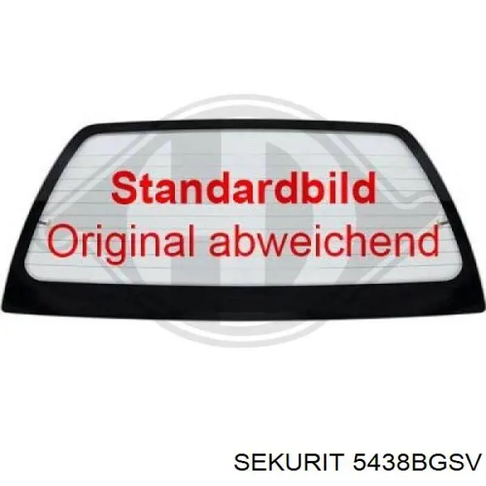 Vidro de porta-malas de 3ª/5ª porta traseira (de tampa de alcapão) para Mercedes Vito (639)