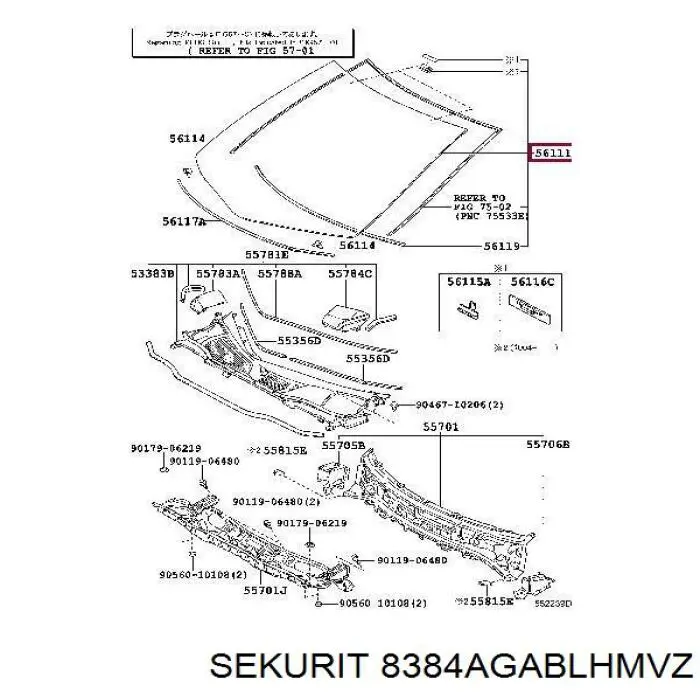 Стекло лобовое Lexus RX 270/350/450H внедорожник (AGL10, GGL15, GYL15) (2008 - 2015) цена, от 123.66 USD
