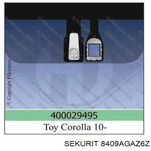 Купить 8409AGAZ6Z Sekurit Ветровое стекло