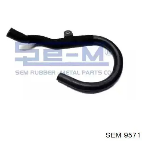 9571 SEM шланг радиатора отопителя (печки, подача)