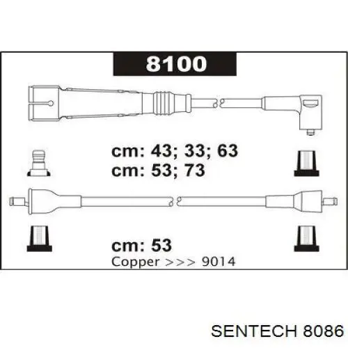 Sentech 8086 цена, от 27.87 USD