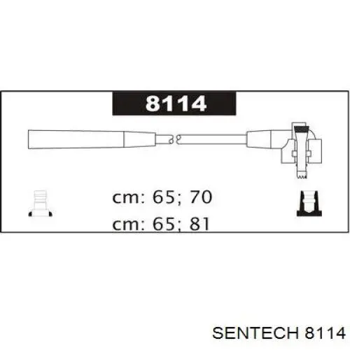 8114 Sentech высоковольтные провода