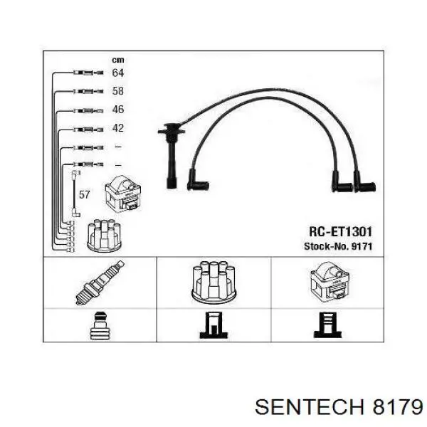 8179 Sentech Провода высоковольтные