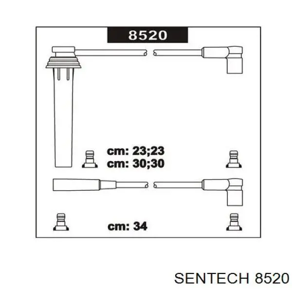 8520 Sentech высоковольтные провода