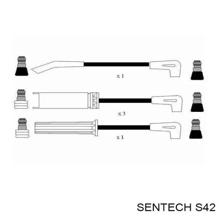 S42 Sentech высоковольтные провода