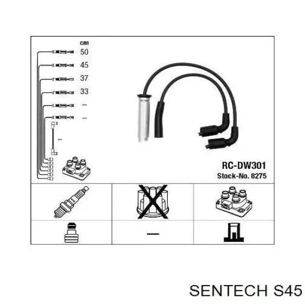 S45 Sentech Провода высоковольтные