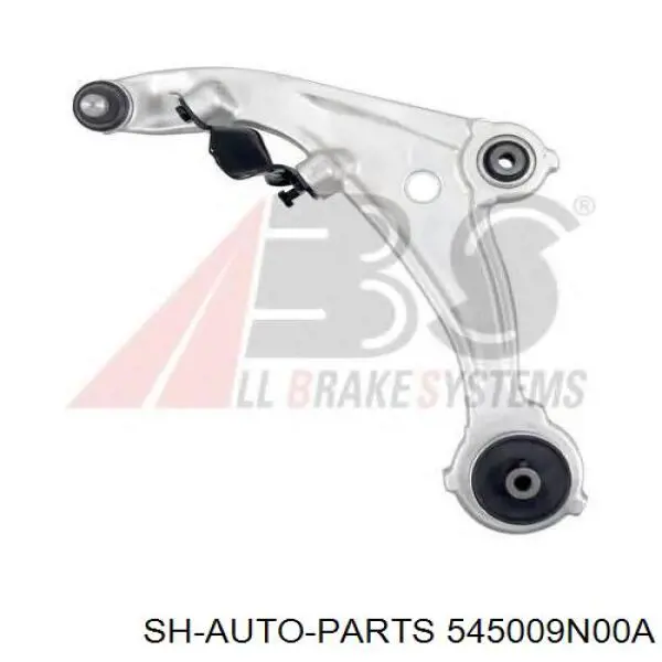 Купить 545009N00A SH Auto Parts Нижний правый рычаг передней подвески