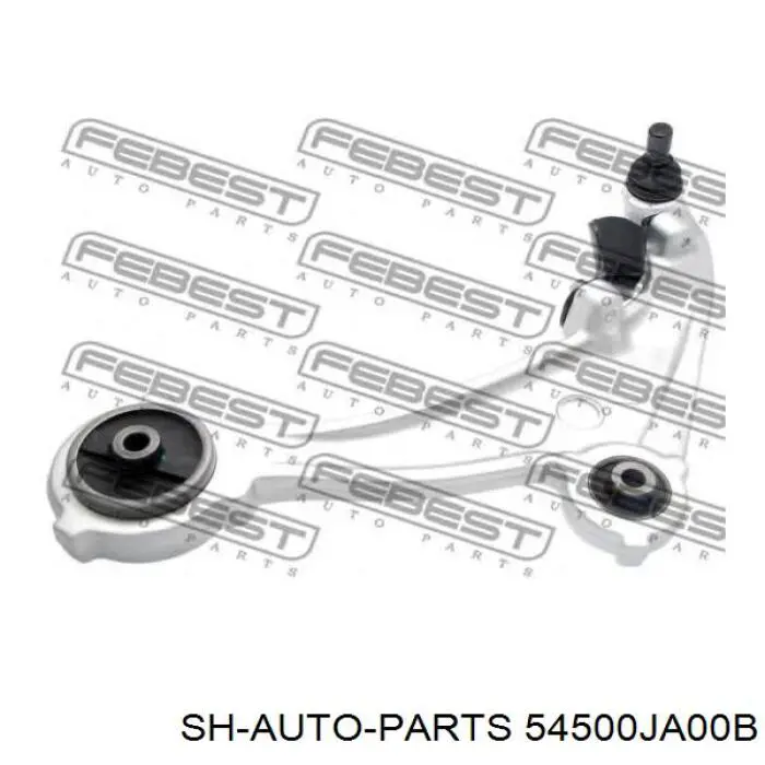 Купить 54500JA00B SH Auto Parts Нижний правый рычаг передней подвески