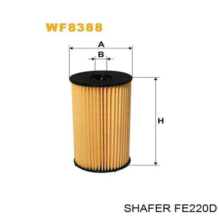 FE220D Shafer Фильтр топлива
