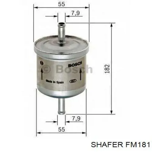 FM181 Shafer filtro de combustível