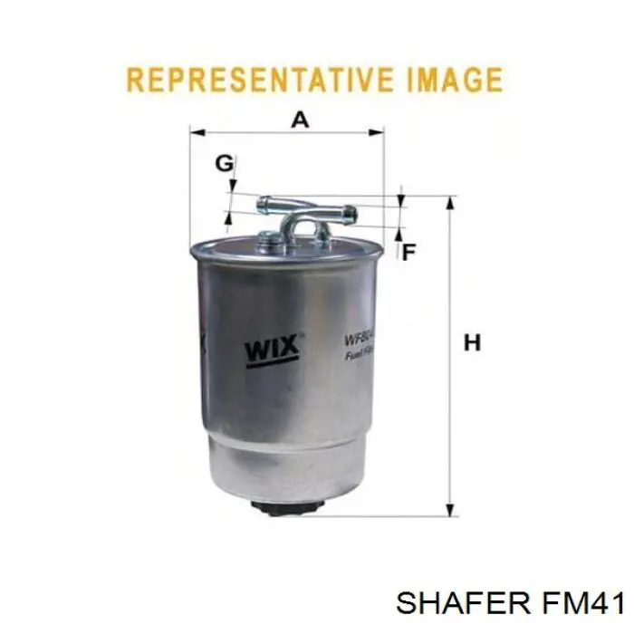 Filtro de combustível Shafer FM41 preço, a partir de 16,26 USD