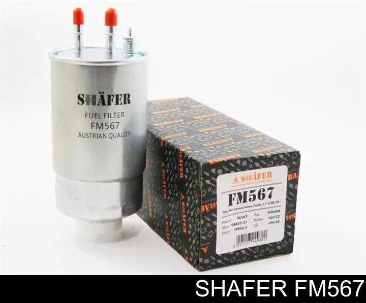 FM567 Shafer filtro de combustível