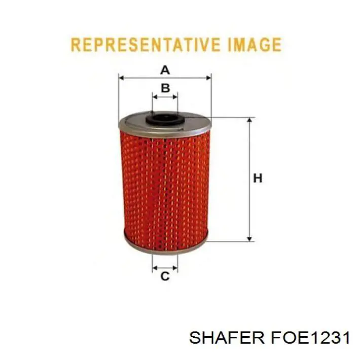 Купить FOE1231 Shafer Фильтр центробежный очистки масла