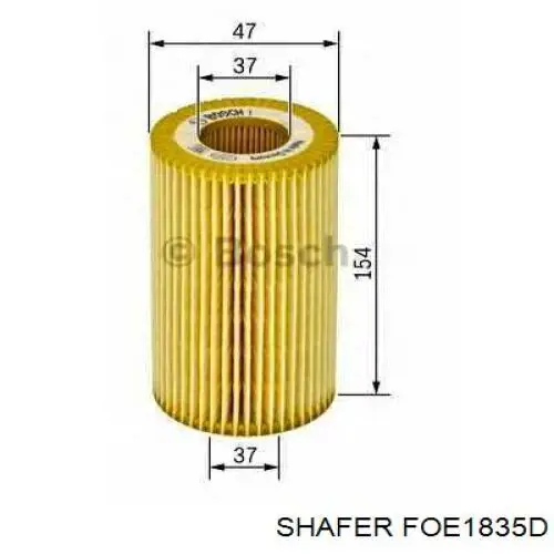 Масляный фильтр FOE1835D Shafer