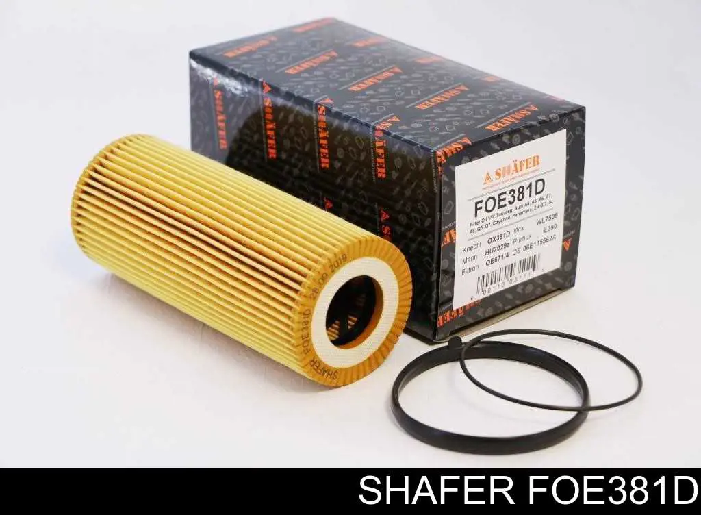 FOE381D Shafer filtro de óleo