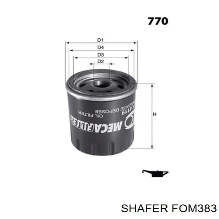 FOM383 Shafer Масляный фильтр двигателя
