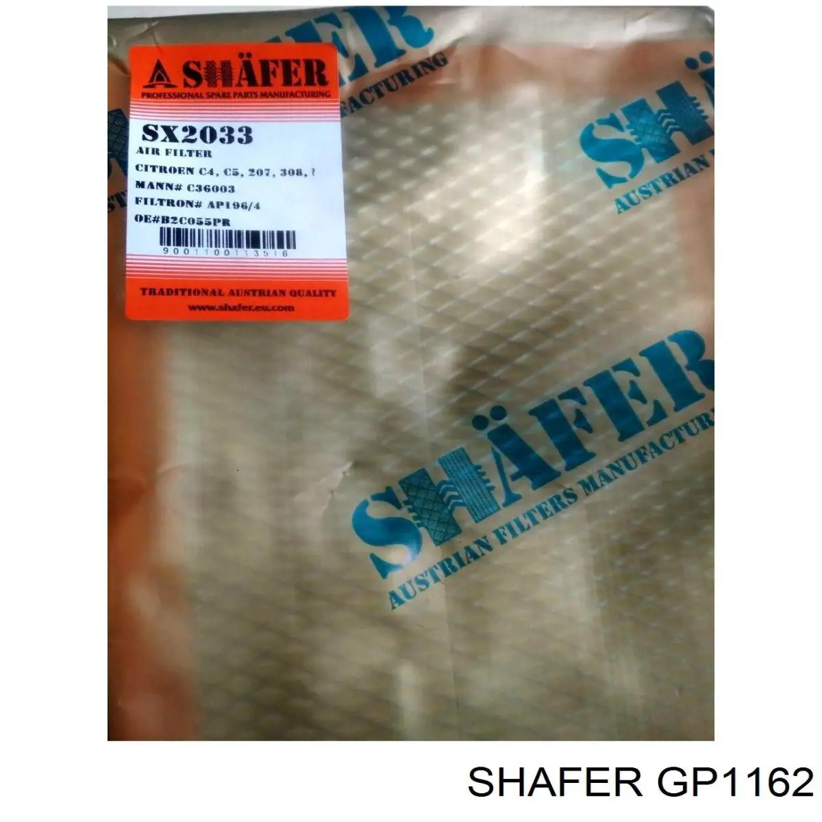 GP1162 Shafer Шкив коленчатого вала
