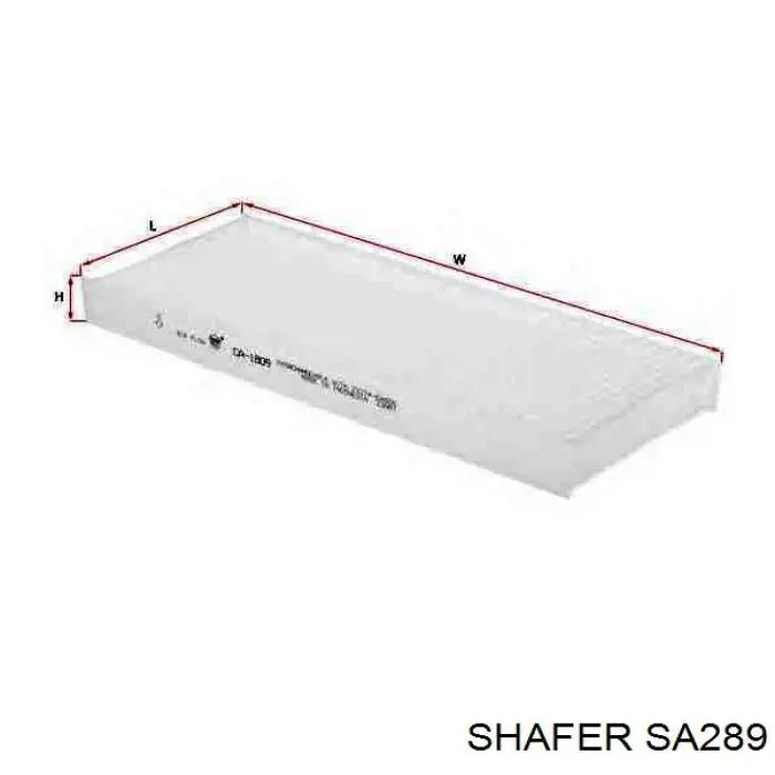Фильтр воздушный отопителя Shafer SA289 цена, от 3.75 USD