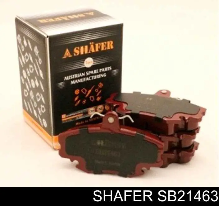 SB21463 Shafer колодки тормозные передние дисковые