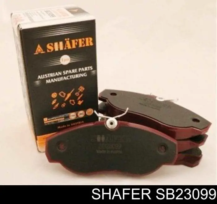 SB23099 Shafer колодки тормозные передние дисковые