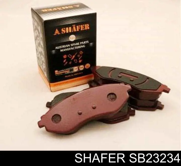 SB23234 Shafer колодки тормозные передние дисковые