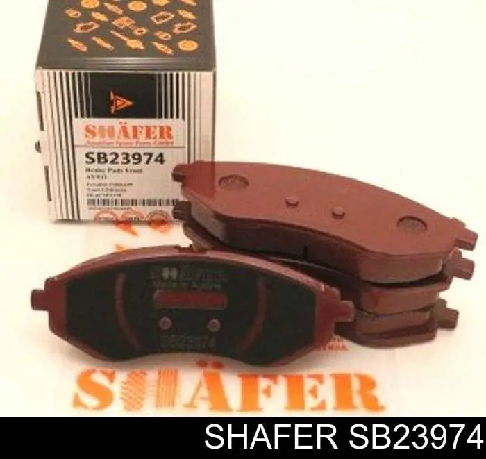 SB23974 Shafer колодки тормозные передние дисковые
