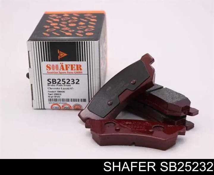 Колодки тормозные задние дисковые Shafer SB25232