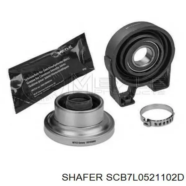 Муфта подвесного подшипника карданного вала Shafer SCB7L0521102D