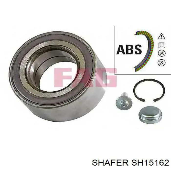 SH15162 Shafer rolamento de cubo traseiro