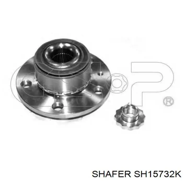 SH15732K Shafer Ступица колеса передняя