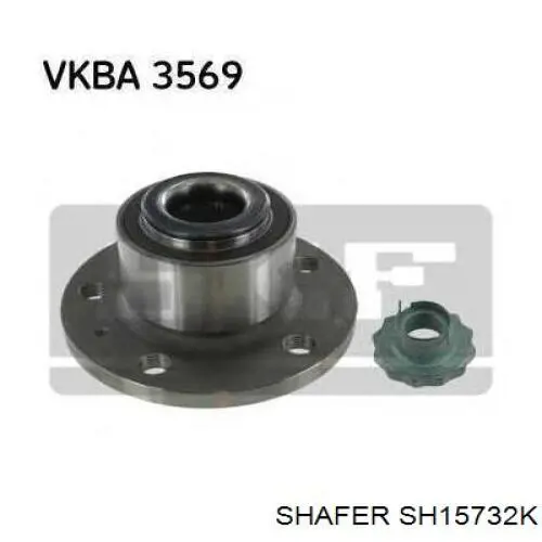 Купить SH15732K Shafer Ступица переднего колеса